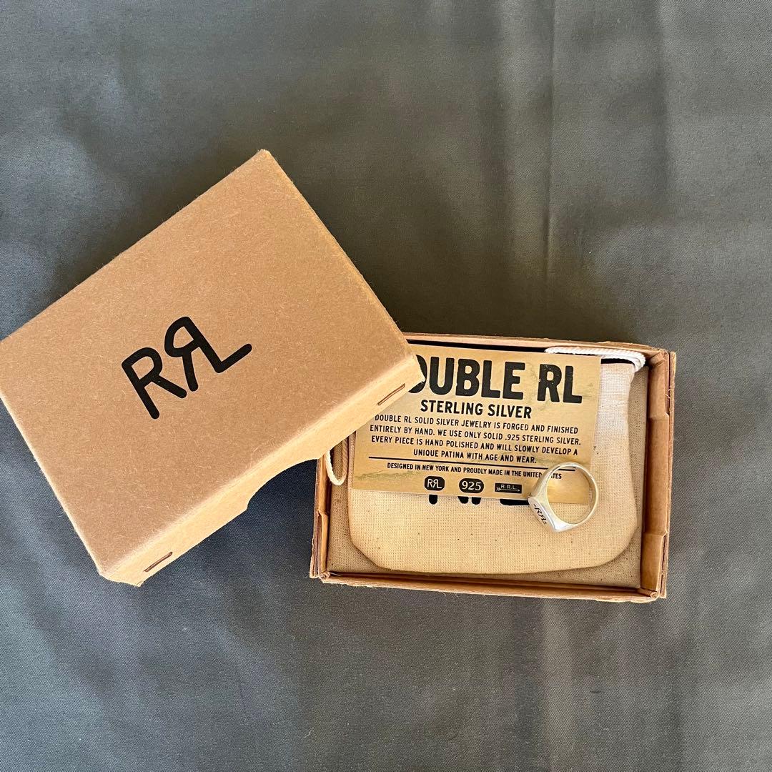 w*r様 RRL スターリングシルバー ロゴリング M(21号)