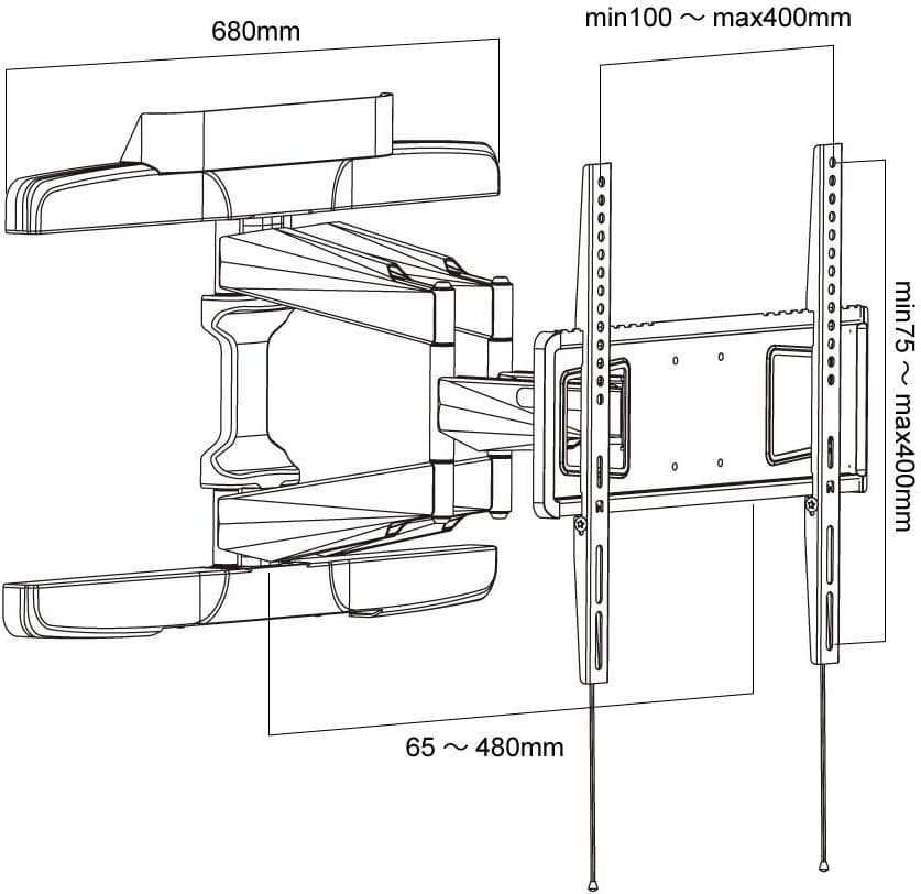 【開封・未使用】TVセッター テレビ 壁掛け 37～65インチ VA226 M