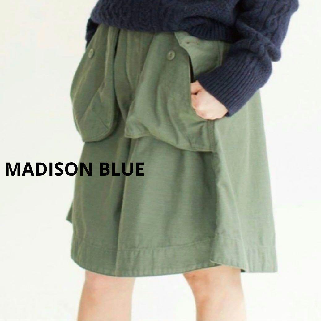 MADISON BLUE / マディソンブルー　ミリタリーキュロット　カーキ