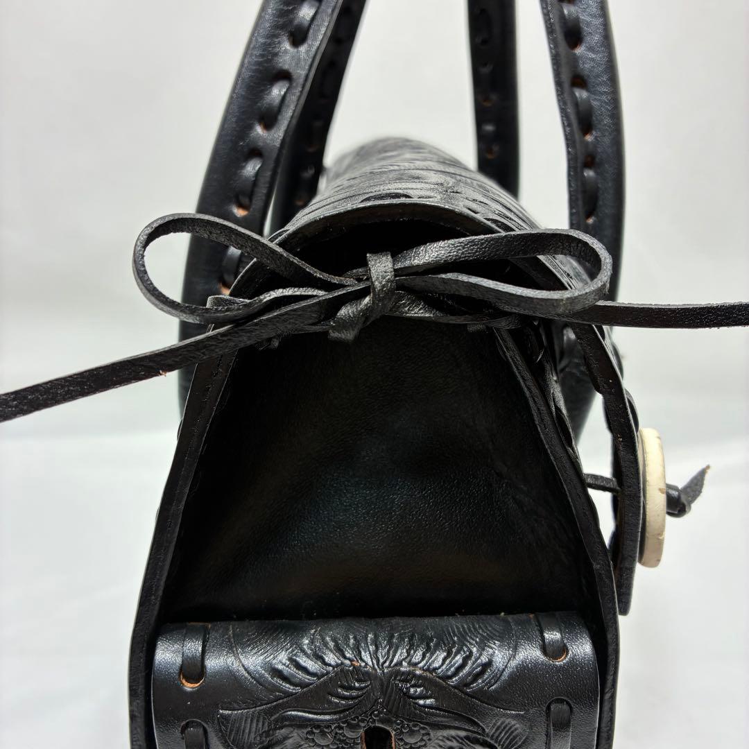 【美品】 Carving tribes Maestra S ハンドバッグ 黒