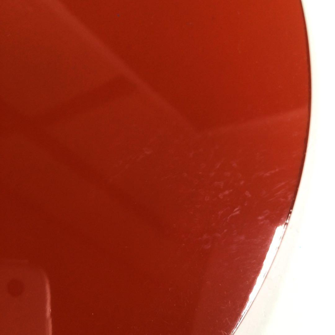 Ｐ８８７　水指　『藤波作』『朱塗内黒』『手桶水指』　共箱　茶道具