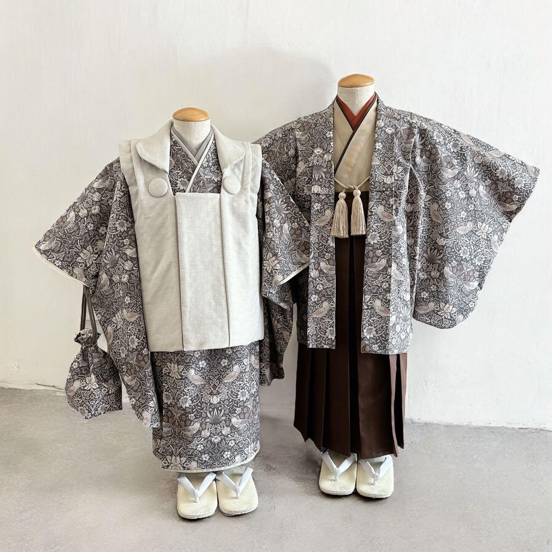 alice_★［いちご泥棒］羽織袴3点セット ハンドメイドꕤ七五三 5歳