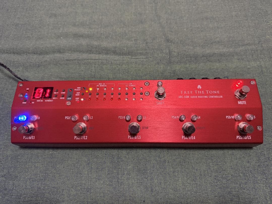 FREE THE TONE ARC-53M スイッチャー 限定カラー レッド
