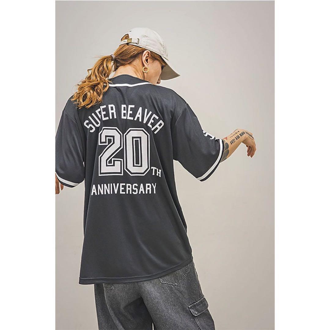 SUPER BEAVER 20th ユニホーム ブラック L ベースボールシャツ