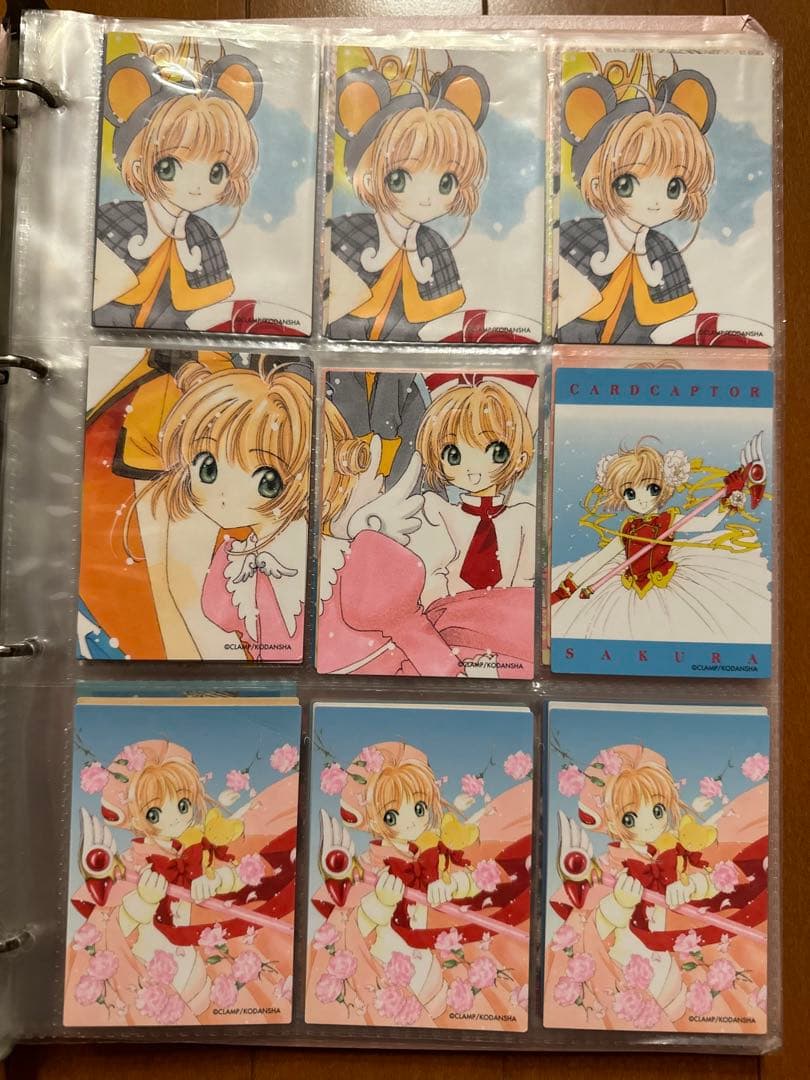 カードキャプターさくら 原作イラストトレカ 87枚＋公式バインダーとイラスト集