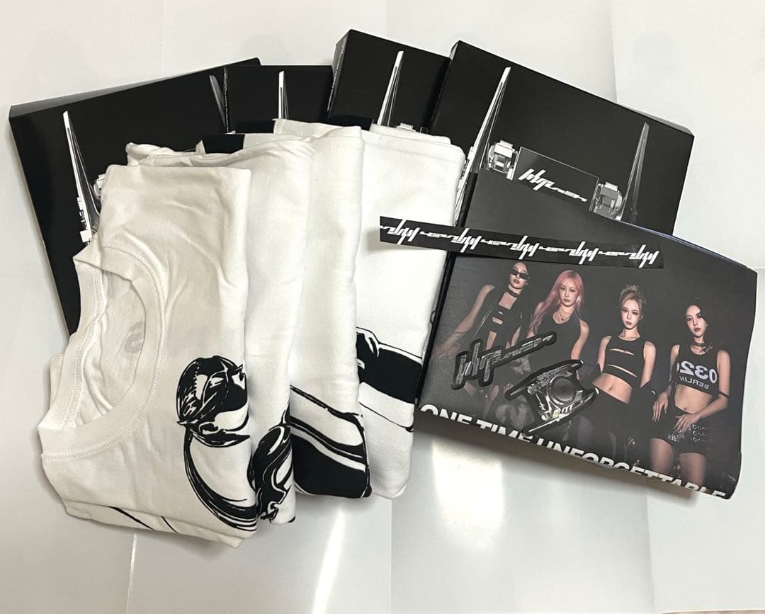 aespa whiplash limited 全員　Tシャツ　トレカ　セット