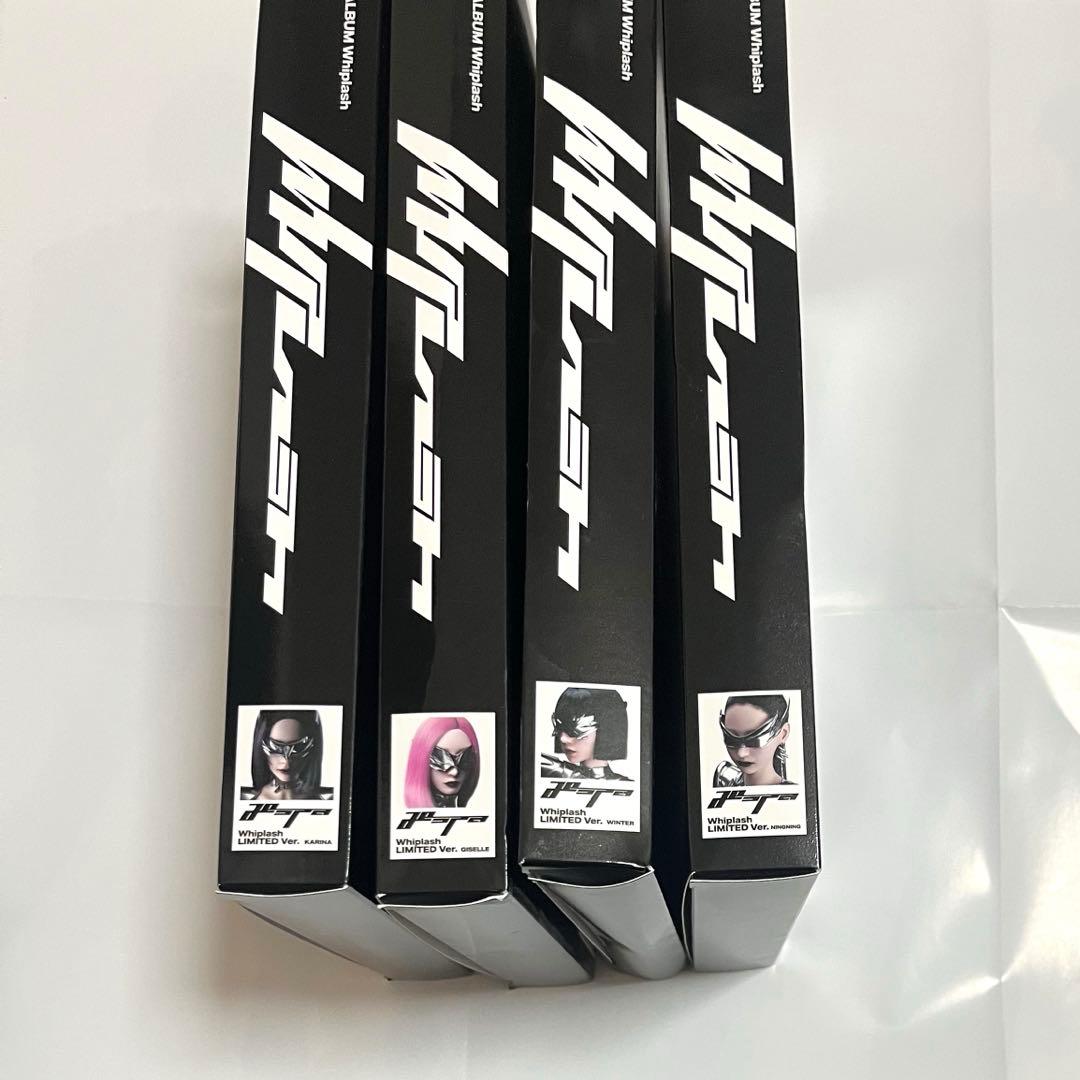 aespa whiplash limited 全員　Tシャツ　トレカ　セット
