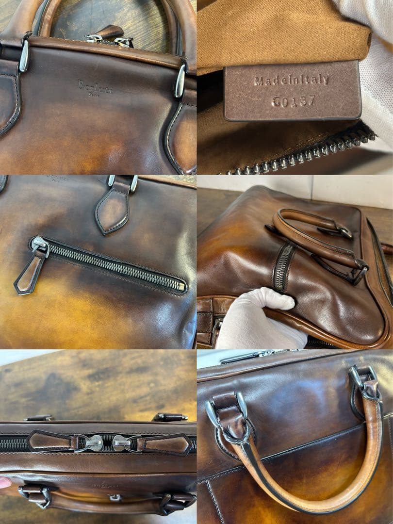 極美品　オルガ期 Berluti アンジュール ヴェネチアレザー ブリーフケース