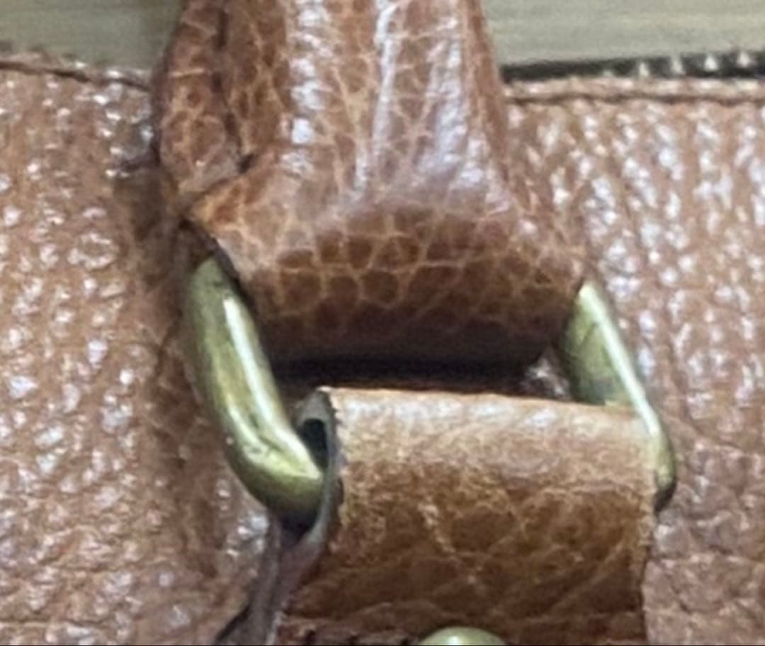 ポロラルフローレン ミニボストンバッグ　ハンドバッグ レザー 本革