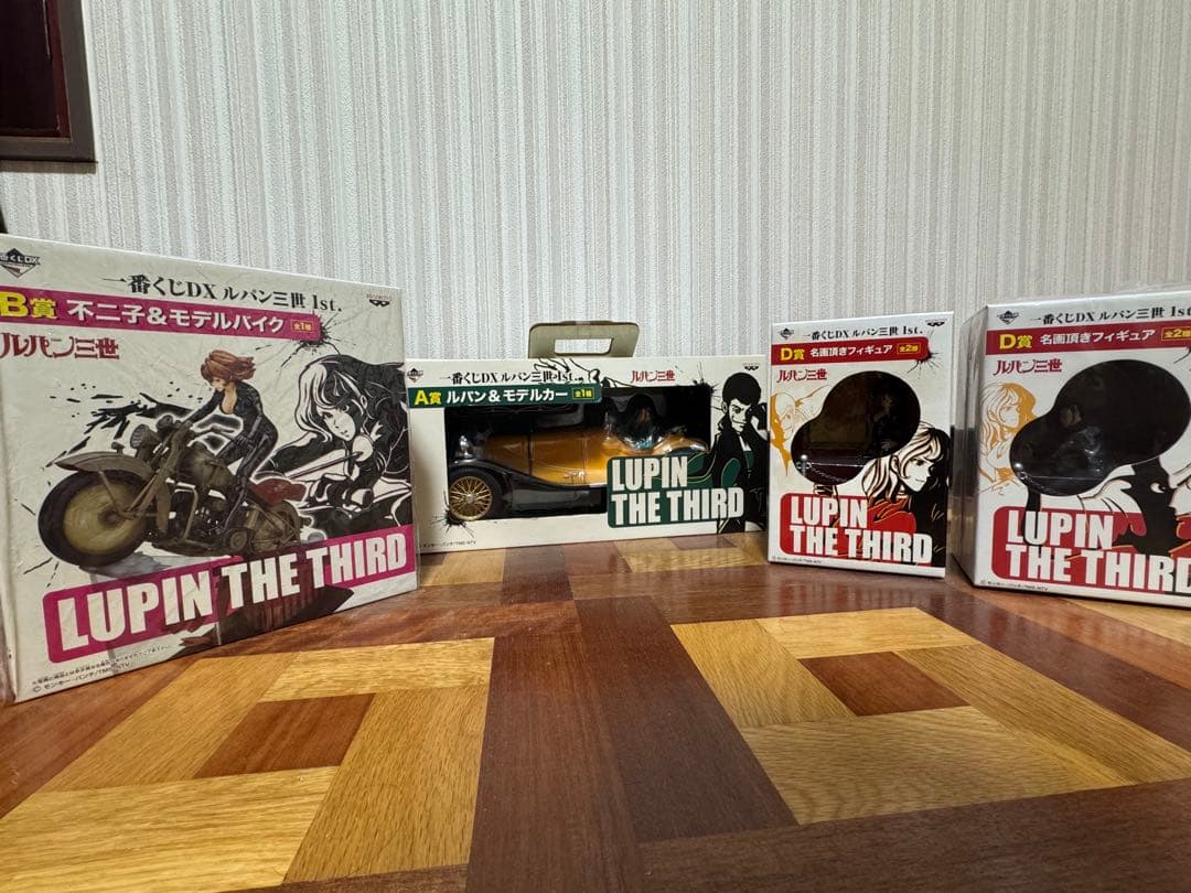 【4点セット】一番くじDX ルパン三世 A賞+B賞+D賞2種