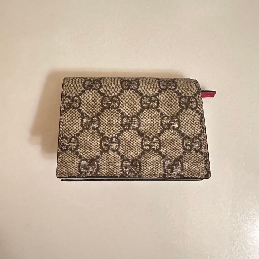 GUCCI 二つ折り財布 さくらんぼ GG柄 チェリー