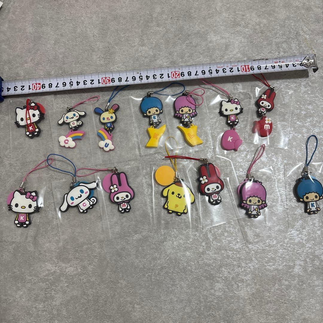 レトロ　レア　サンリオラバーストラップ　14種セット　まとめ売り