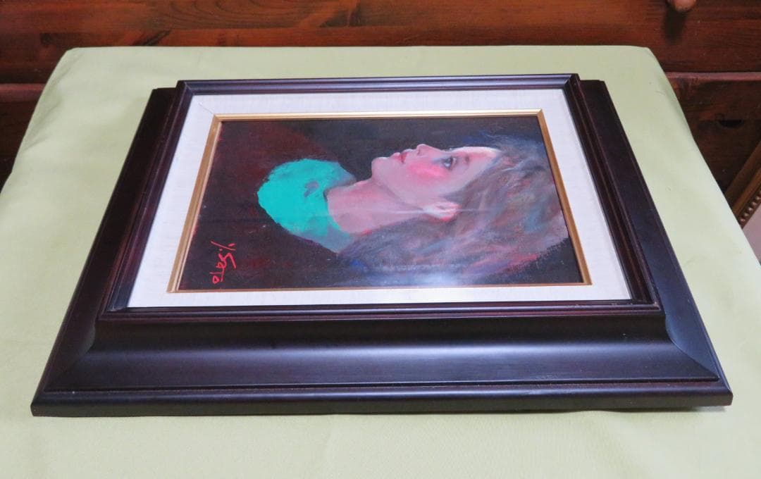 ◆　佐藤義明　「Purofīru」（仮題）　油彩3号　◆