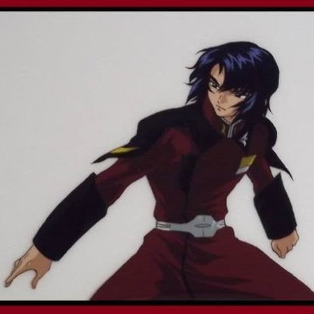 ガンダムSEEDデスティニー　アスラン・ザラ　複製セル画　ZAFT　赤服