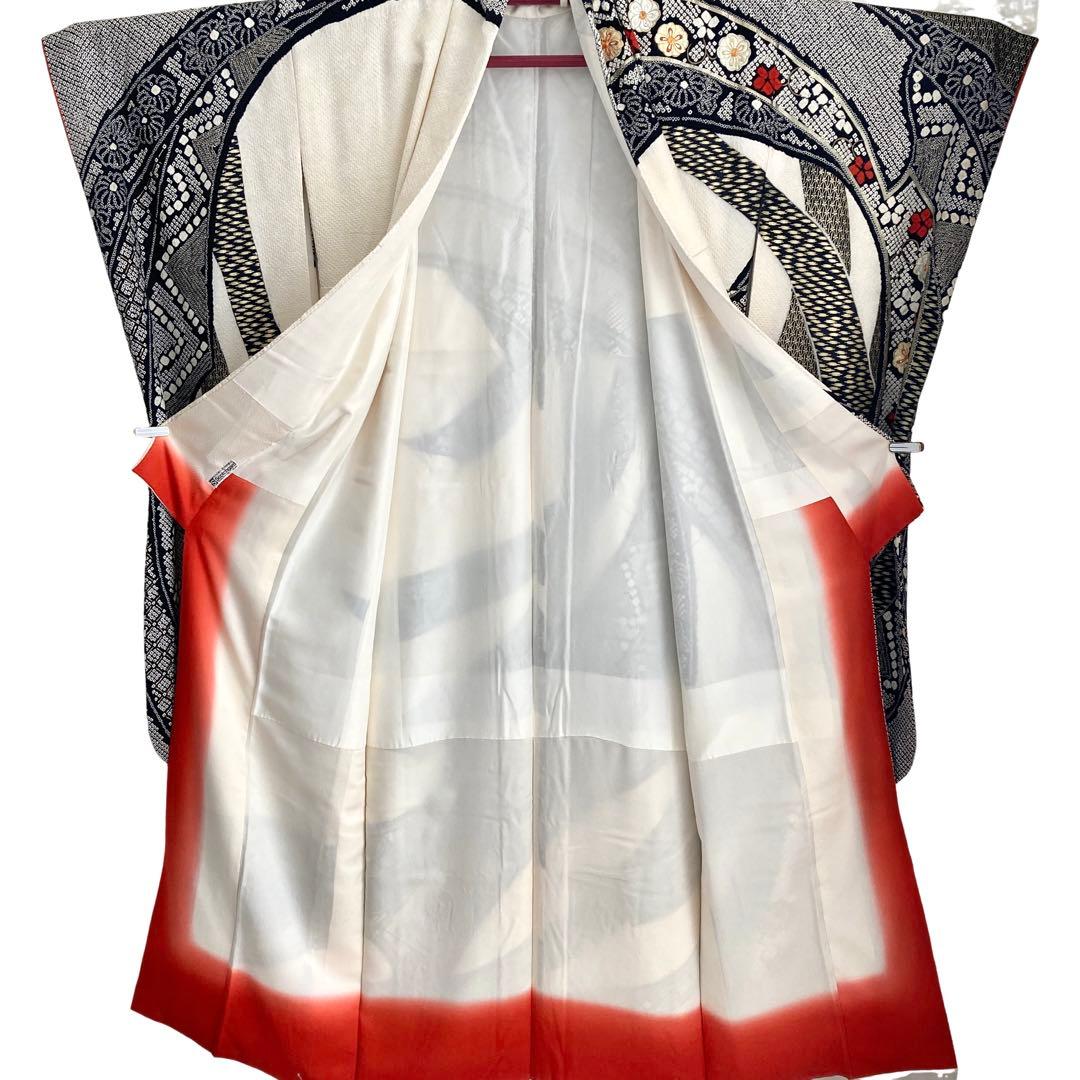 ™️ 振袖5点セット‼️フルセット　絞り　お振袖セット‼️NO59