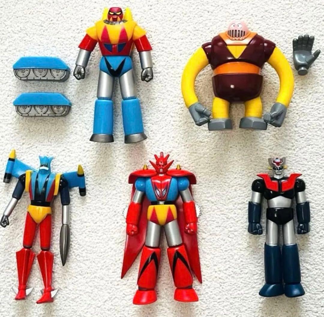 バンダイ ＨＧシリーズ ソフビ道ＤＸ 永井豪キャラクターズ 5種セット