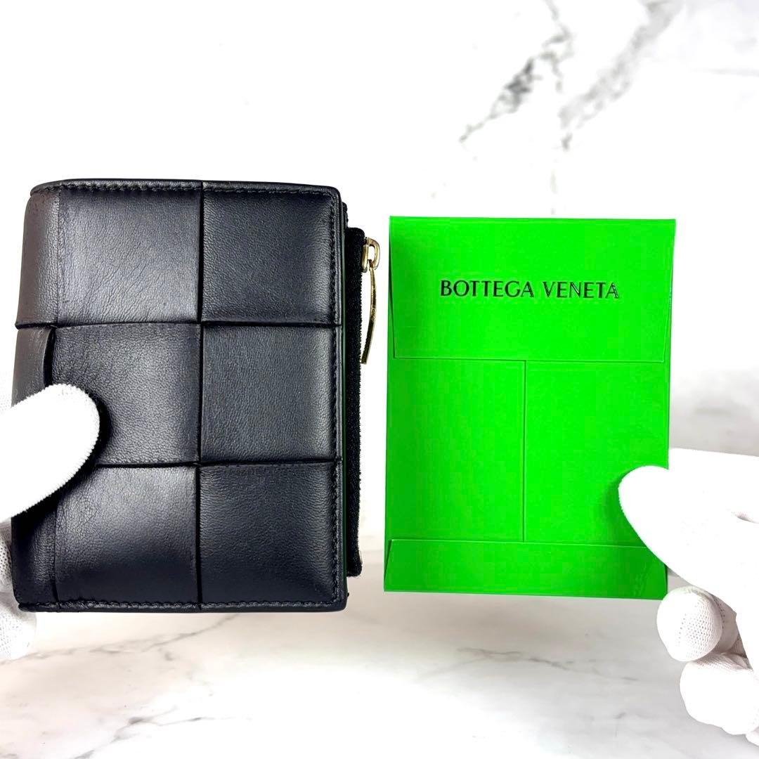 BOTTEGA VENETA 財布 2つ折り カセット 黒