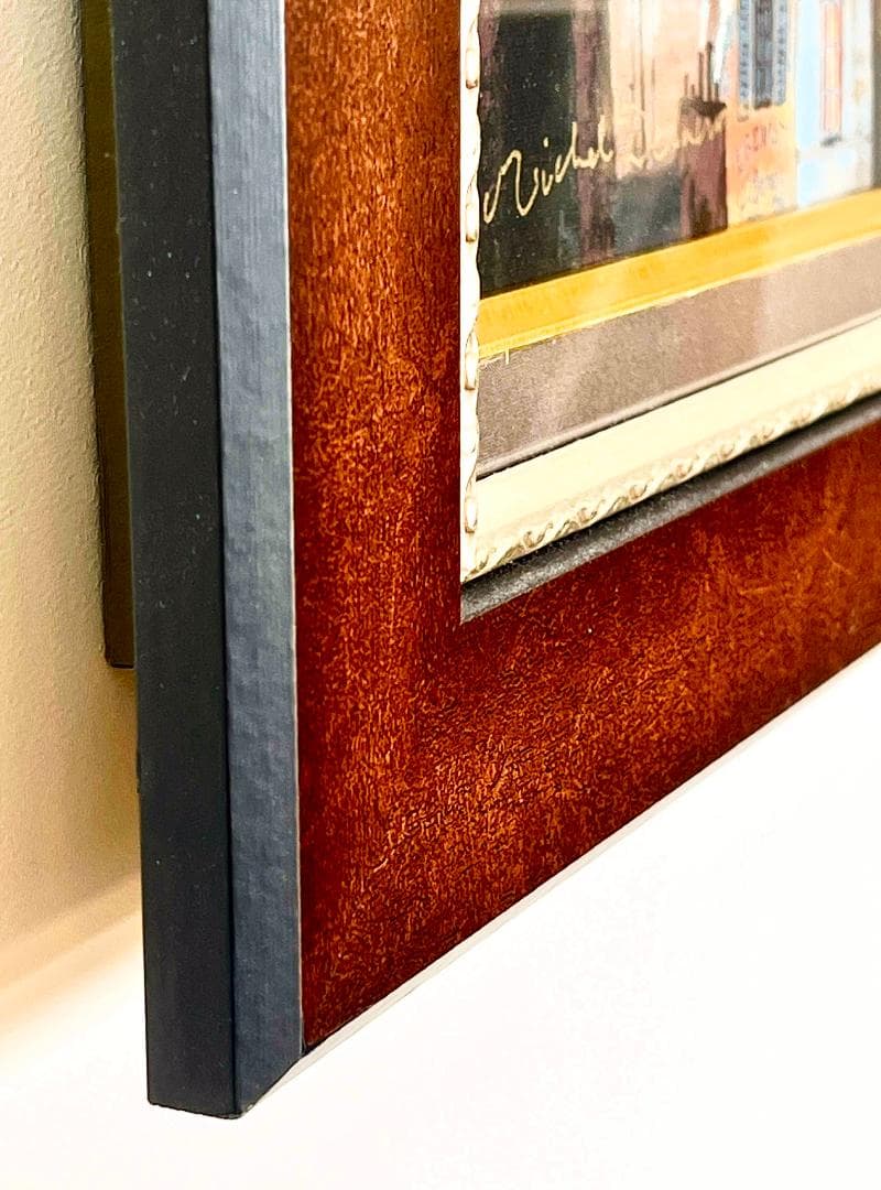 ミッシェル・ドラクロワ真作　「サンジャック通り」　2005年　シルクスクリーン