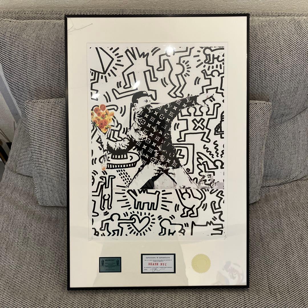 特価　処分1点のみ　death nyc バンクシー　ゴッホ　VUITTONアート