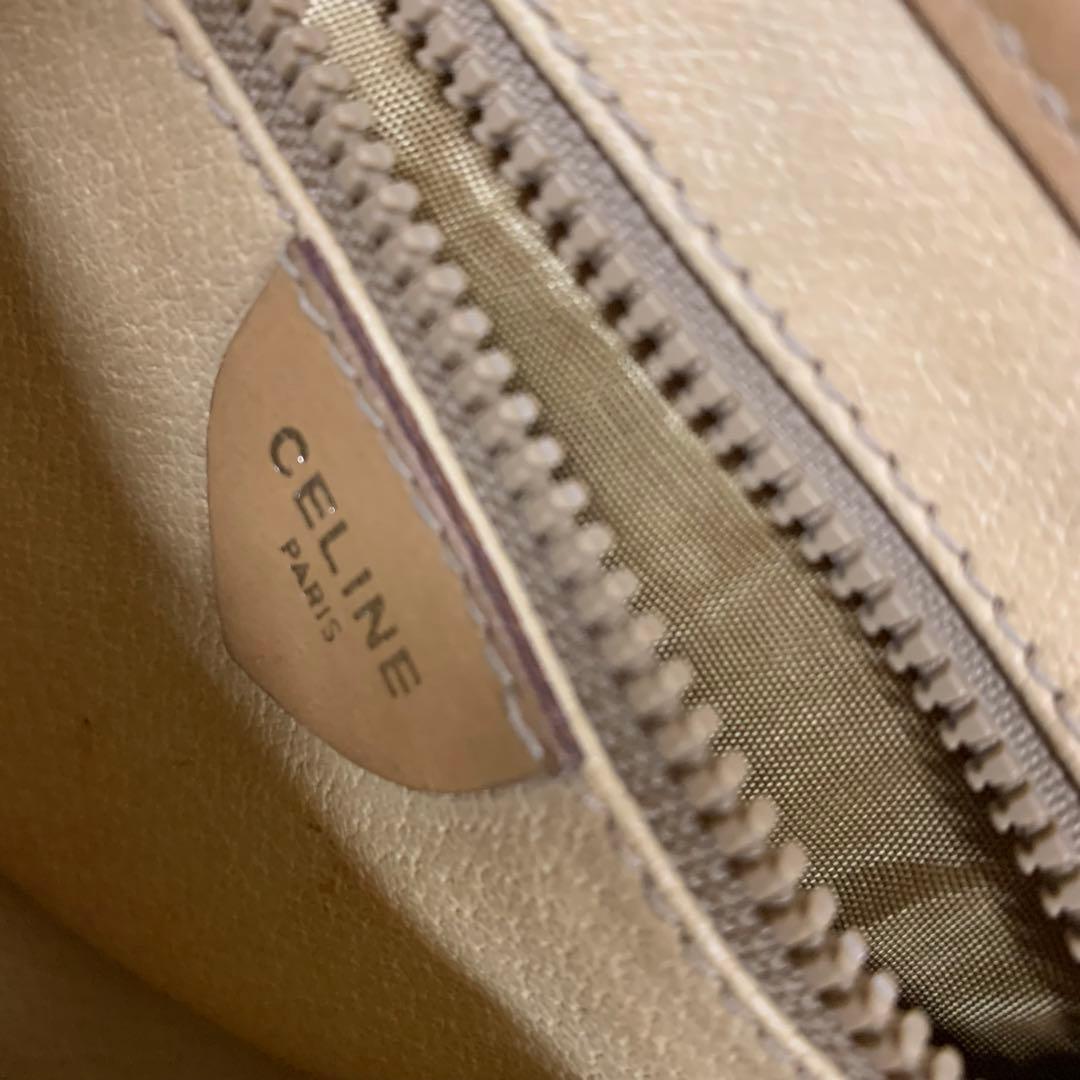 CELINE セリーヌ　マカダム ミニ ショルダーバッグ フラップ付