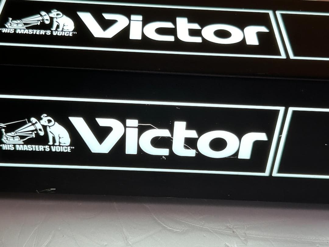 当時物　Victor JVC 　店頭ディスプレイライト