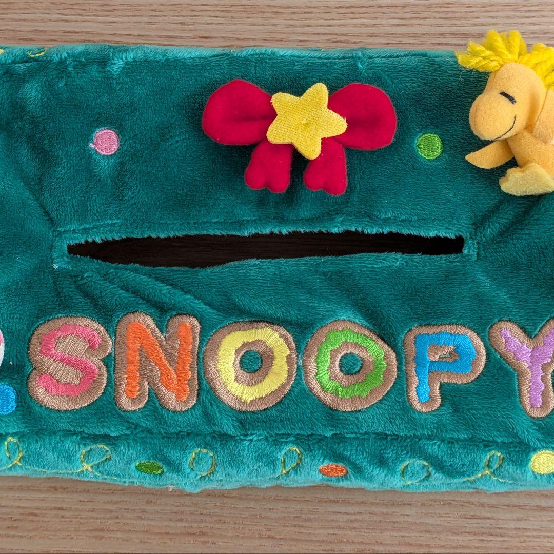 スヌーピータウンショップ クリスマスシリーズ2005 ティッシュボックス ケース