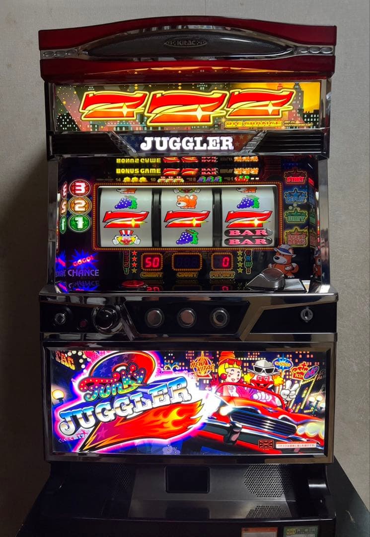 北電子 ファンキージャグラー2【パチスロ スロット実機】不要機付　レス