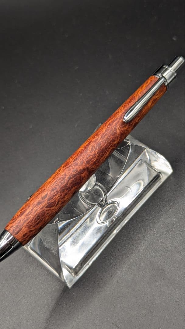 447ペン工房翌檜　極上　レースシーオーク　木軸シャーペン　ボールペン