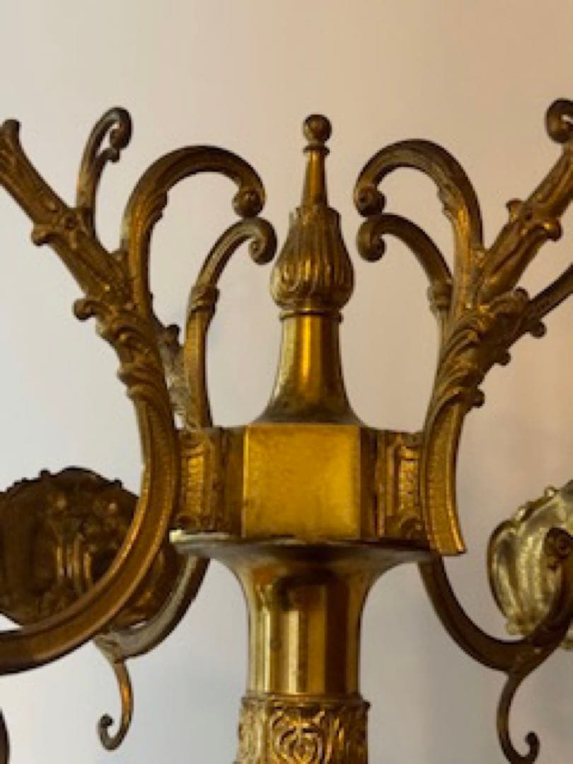 *️⃣プロフ必読*️⃣難あり❣️アンティーク 真鍮コートスタンド