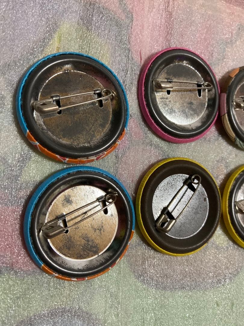 星のカービィ　アニメ　当時物　缶バッジ　6種類セット　まとめ売り