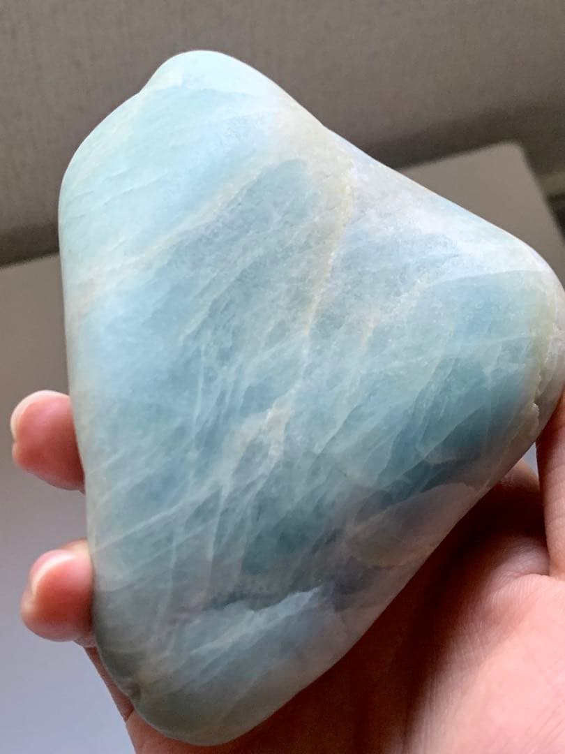 海翡翠　海石　糸魚川入りコン沢青翡翠　原石　青ひすい　水石　根付　国産鉱物標本