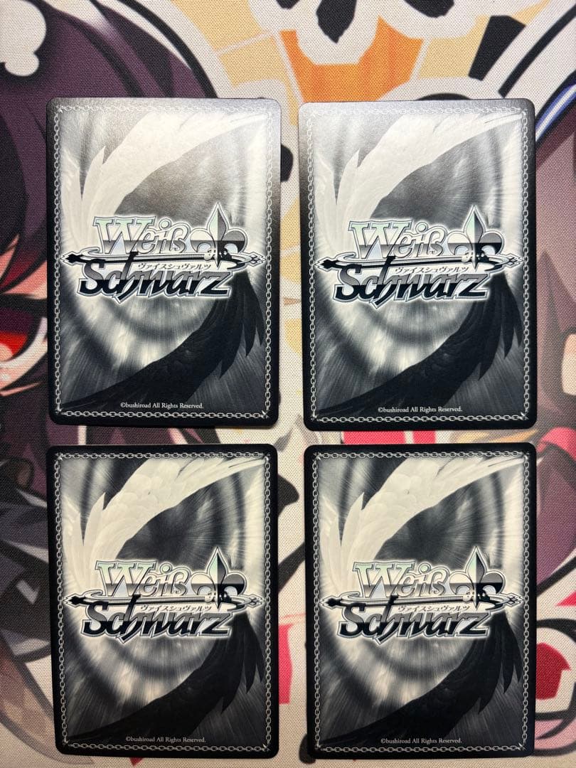 ヴァイスシュヴァルツ 不敵な笑み 狂三 RR 4枚セット