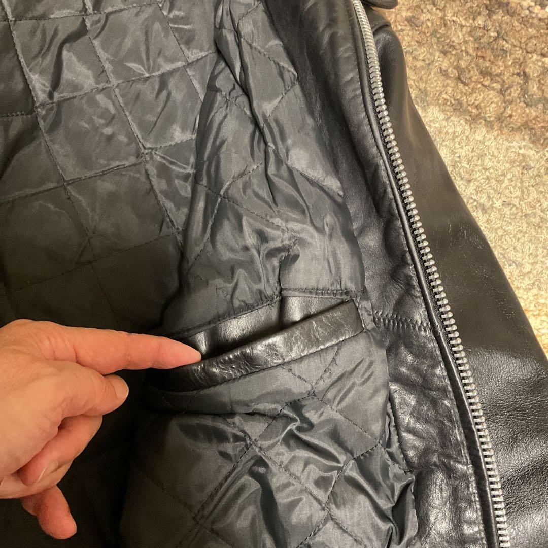 タロウ様用　Schott ショット182 シングルライダース　カウハイド　40