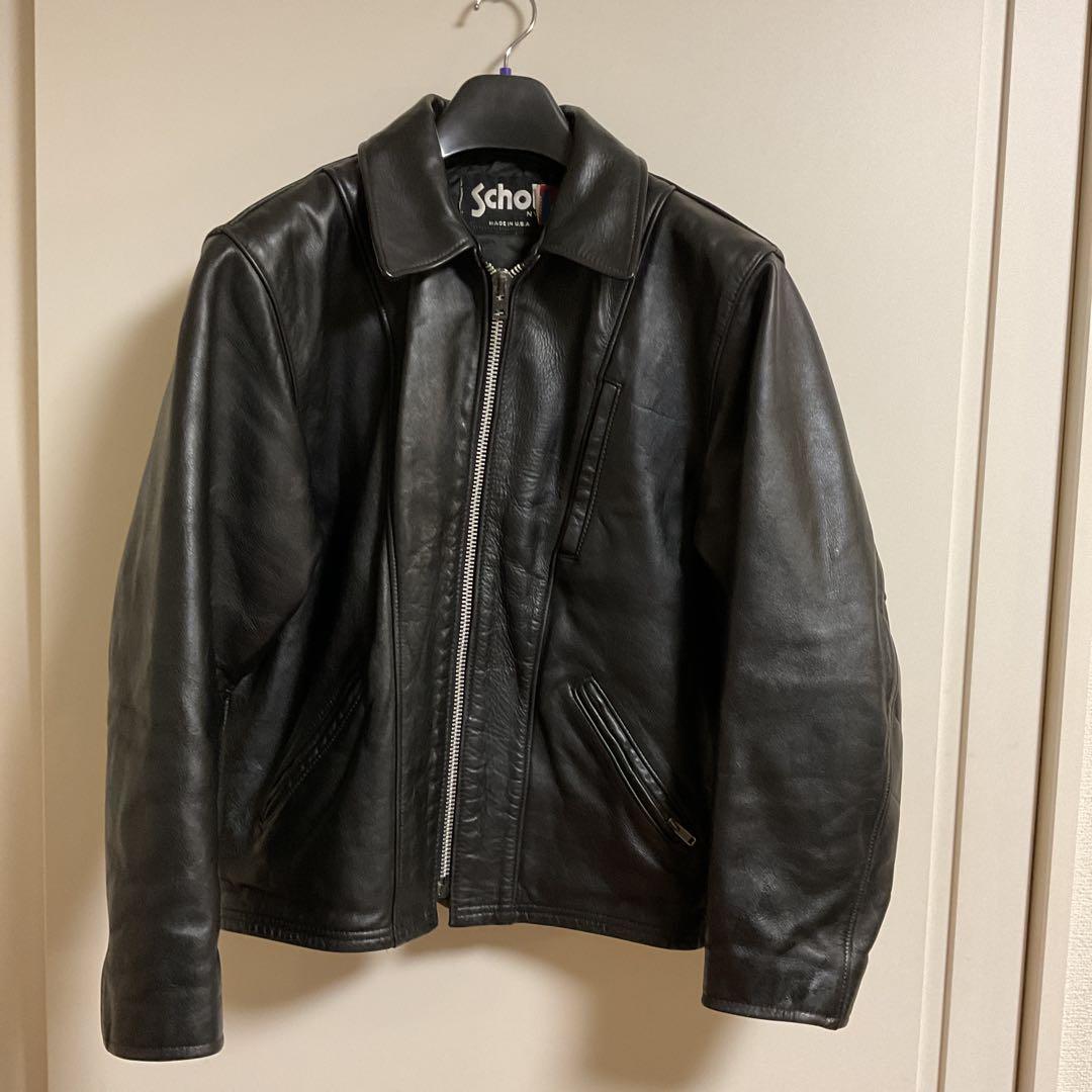 タロウ様用　Schott ショット182 シングルライダース　カウハイド　40