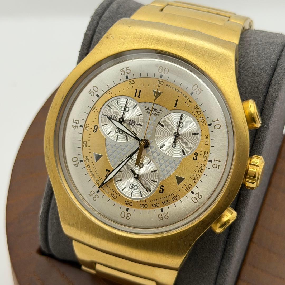【超希少】スウォッチ　アイロニー　ビッグクロノ　YOG100G クォーツ