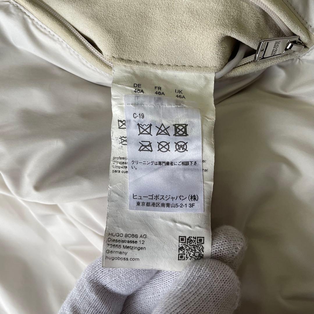 HUGO BOSS 最高峰Tailored 羊革 スエード レザージャケット