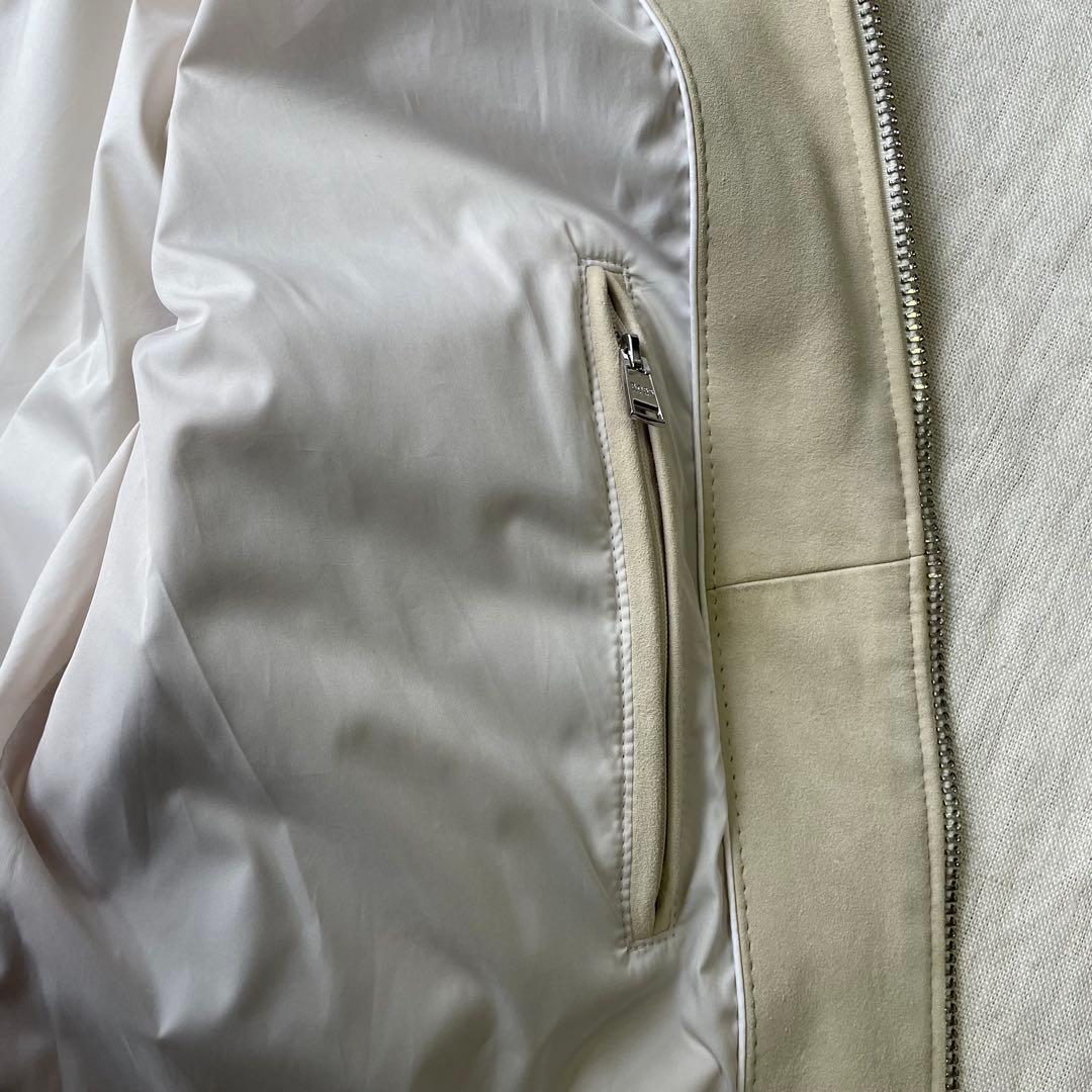 HUGO BOSS 最高峰Tailored 羊革 スエード レザージャケット