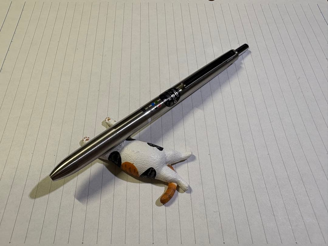 パイロット　細字4色　ボールペン　振り子式　廃番