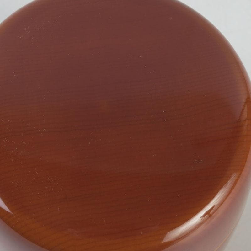 茶道具　飛騨春慶塗　中棗　箱付　V　9687