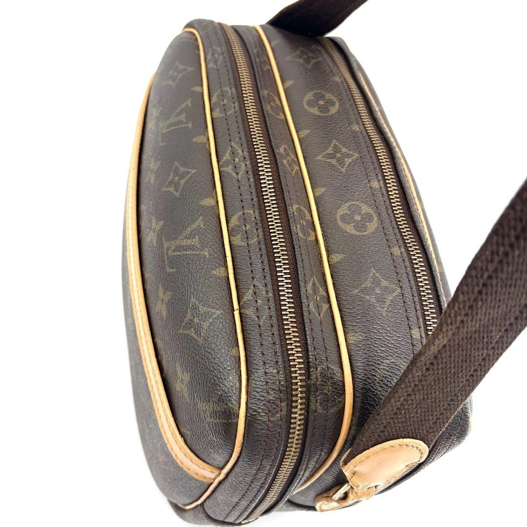 【美品】 VUITTON　リポーターPM　ショルダーバック　斜め掛け　モノグラム