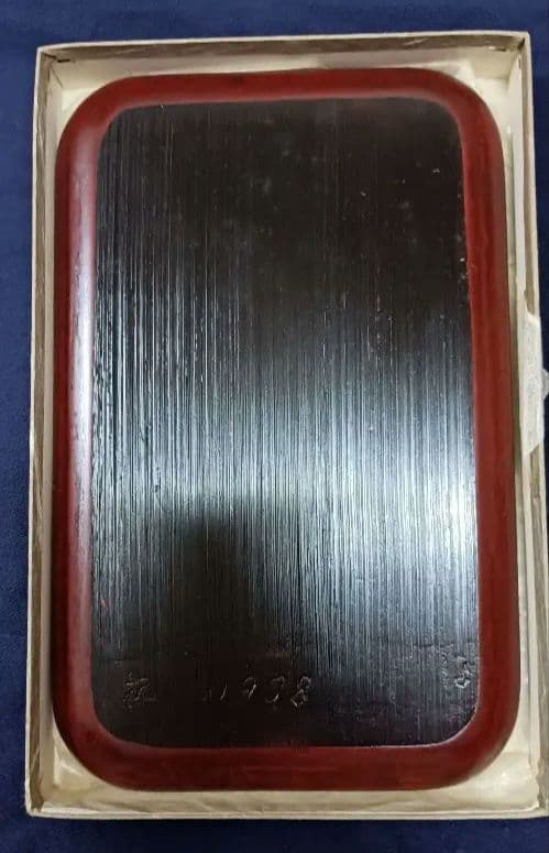 特価終了　鎌倉彫　葵家紋　角盆　箱付　希少　送料込