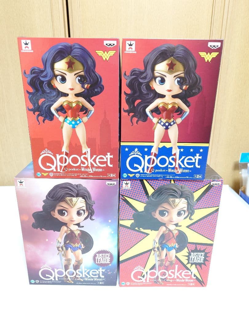 Qposket ワンダーウーマン 4体セット