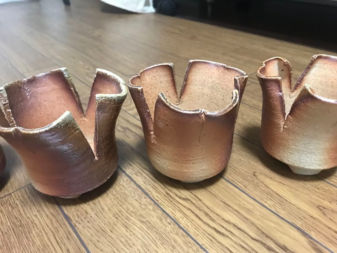 赤膚焼　泉窯　光包　割山椒6客