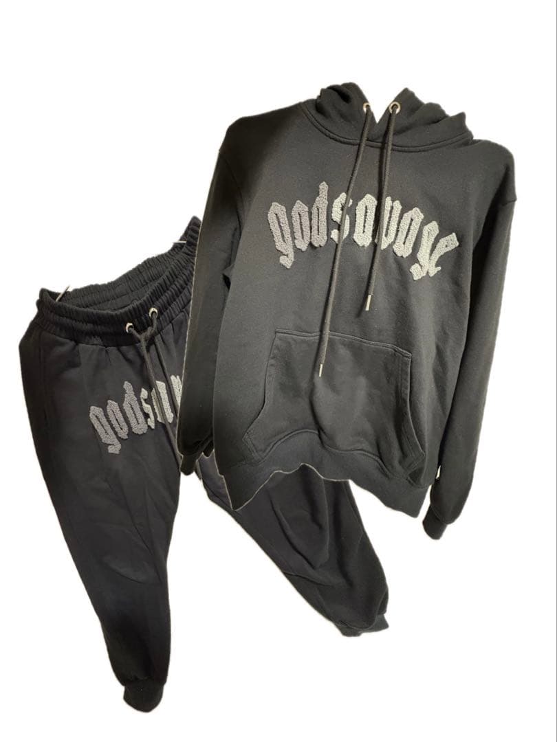 godsavage フード付きパーカー セットアップ