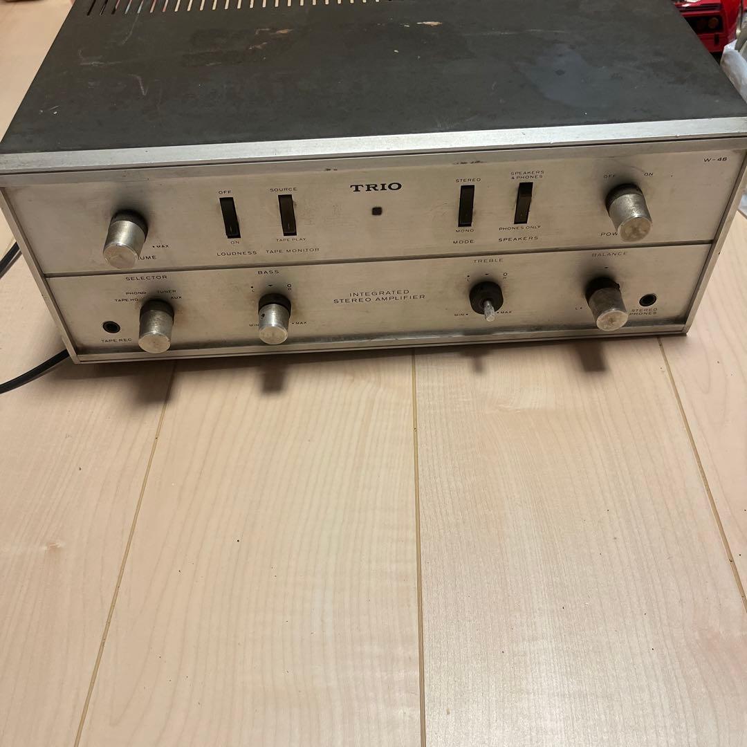 TRIO 真空管式プリメインアンプ W-46K ジャンク