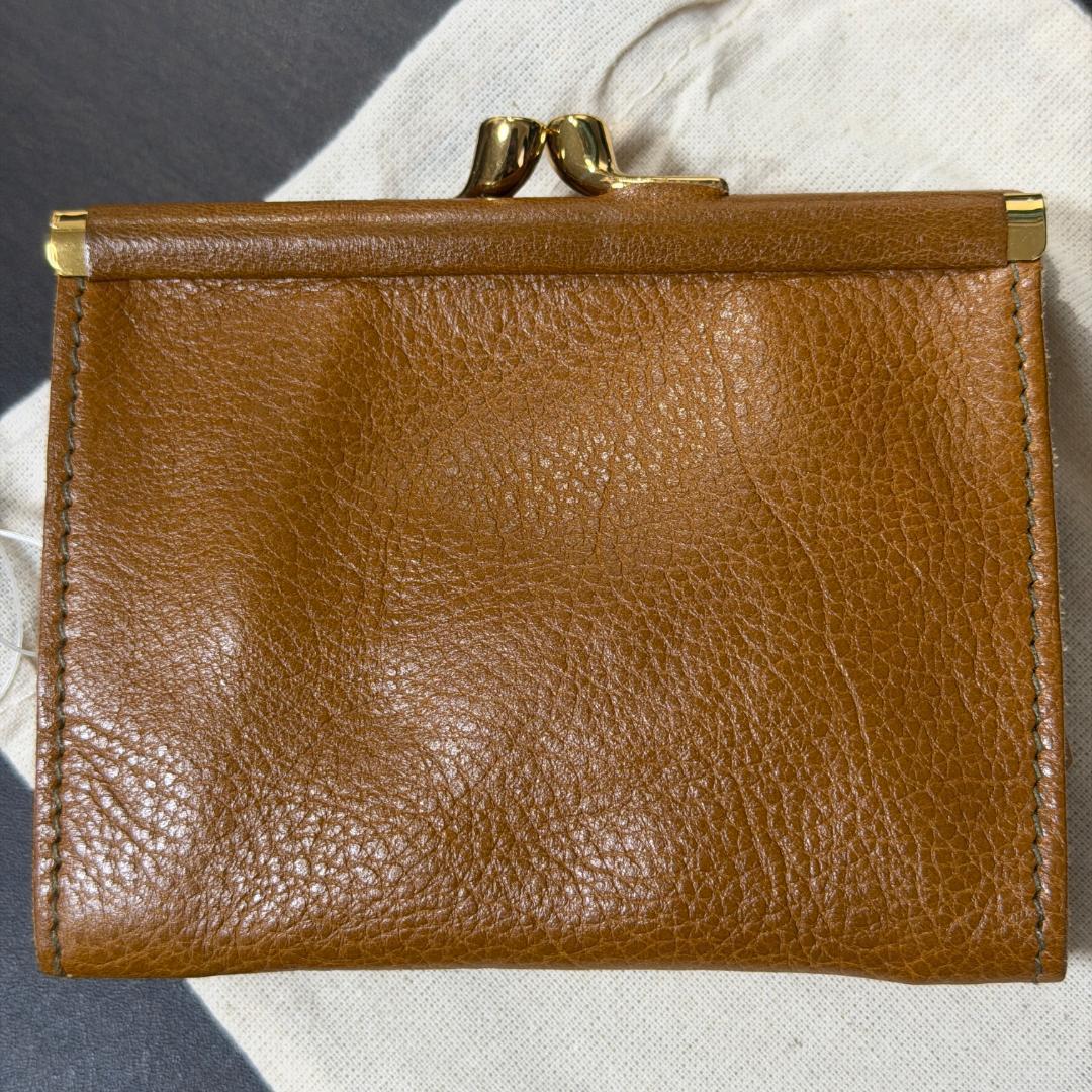 【新品未使用】イルビゾンテ 二つ折り がま口 財布 オリーブ