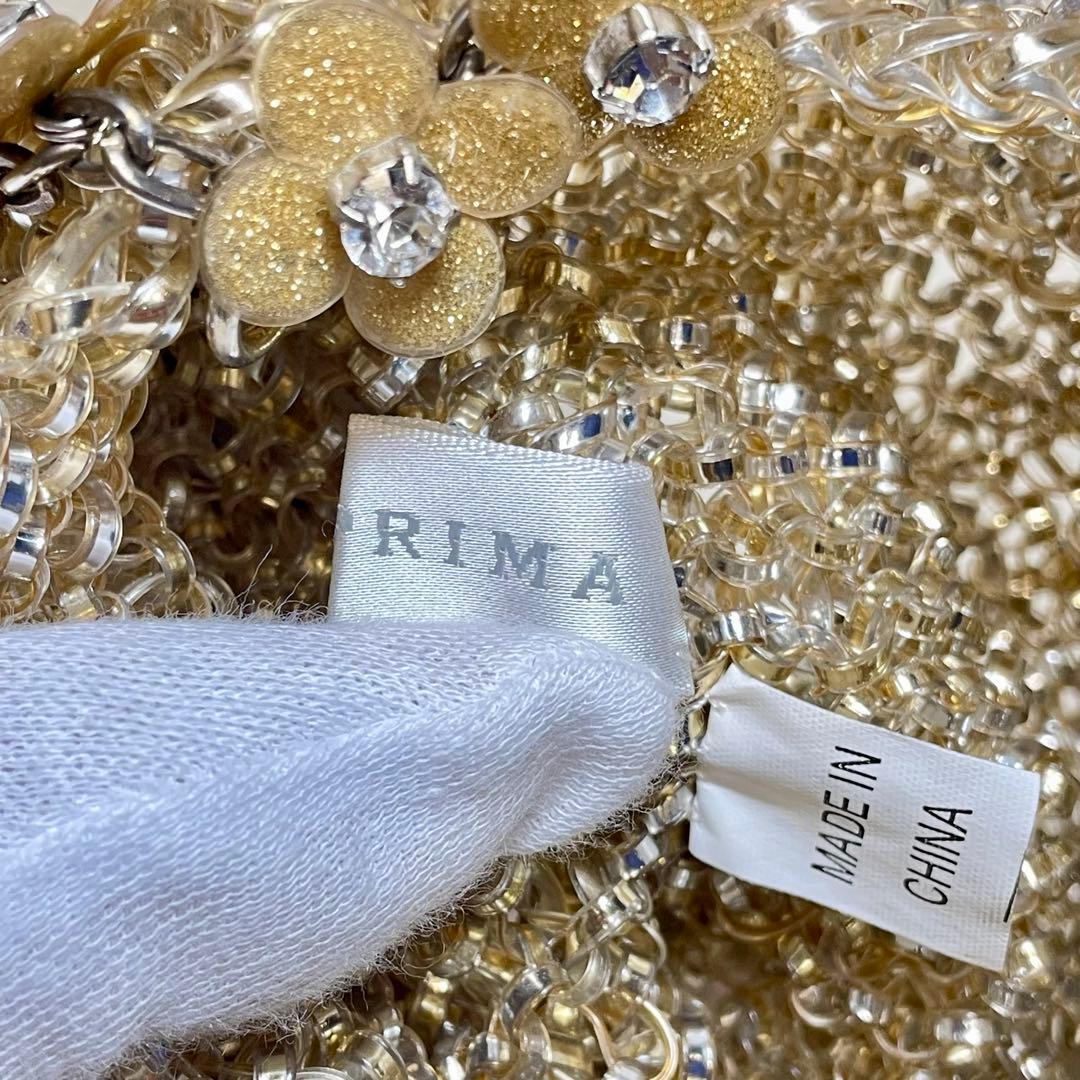 ANTEPRIMA アンテプリマ ワイヤーバッグ フラワー チェーン ゴールド