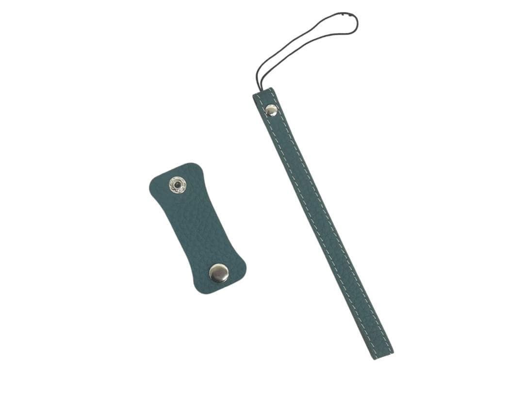 iPhone 12Pro 手帳型iPhoneケース グリーン カードポケット付き