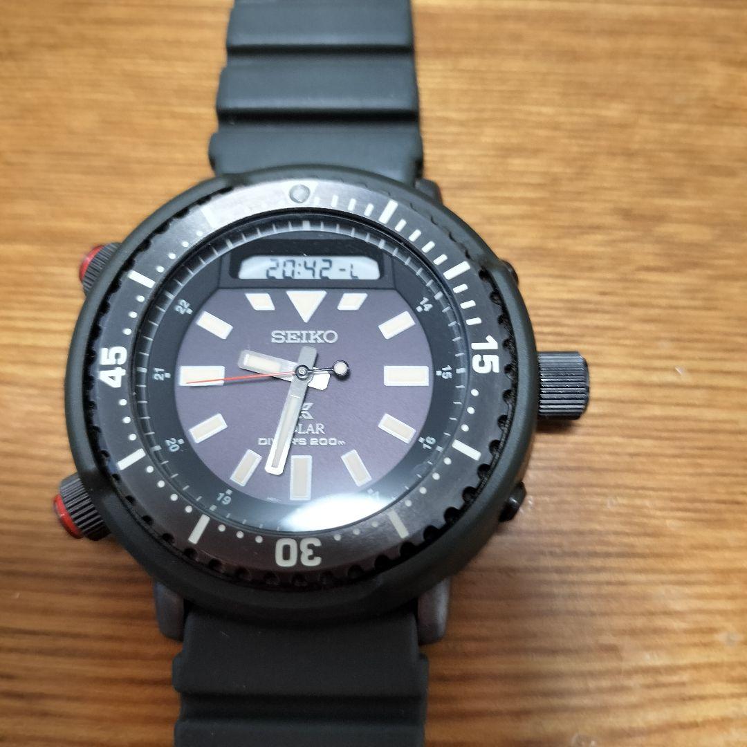 SEIKO PROSPEX SNJ031P1 カーキ ソーラー 200m