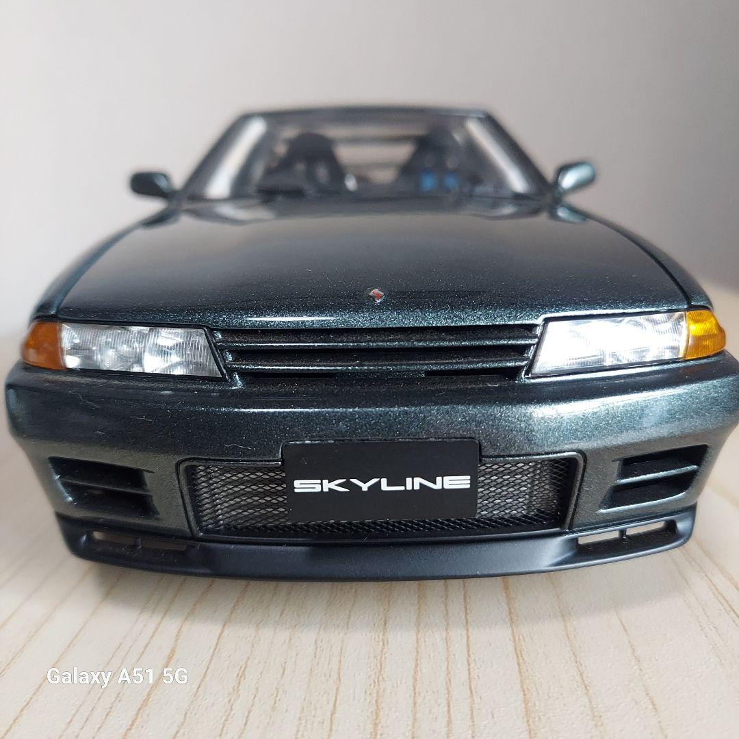 スカイライン GT-R ダークグレー オートアート1/18　純正カスタム品